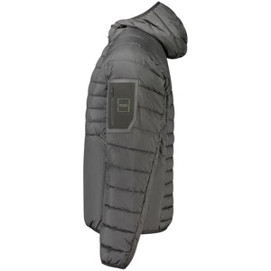 Black Polyester Men's Jacket