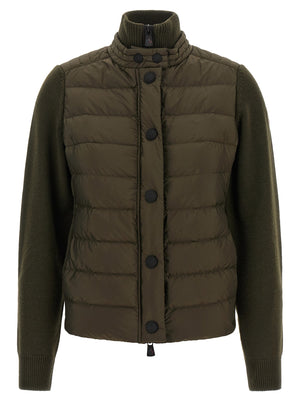 Bicolor Polyamide Cardigan