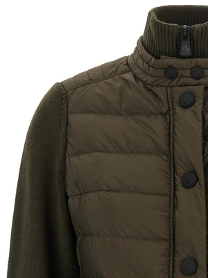 Bicolor Polyamide Cardigan