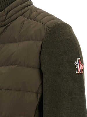 Bicolor Polyamide Cardigan