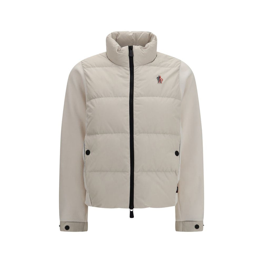 Beige Polyester Full-Length Jacket