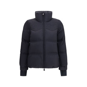 Black Polyamide Full-Length Jacket