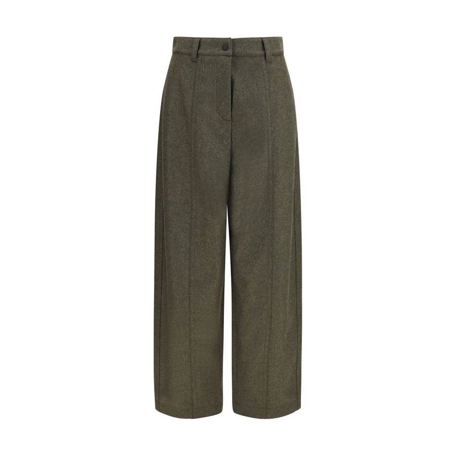 Bicolor Wool Oves Aries Casual Pants