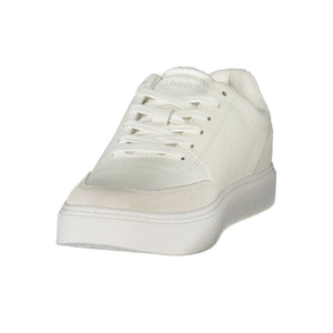 White Polyurethane Men's Sneaker