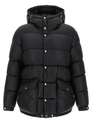 Black Polyamide Full-Length Jacket