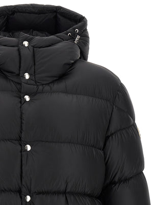 Black Polyamide Full-Length Jacket