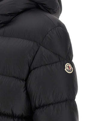 Black Polyamide Full-Length Jacket