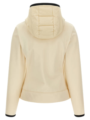 White Polyamide Cardigan