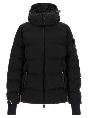 Black Polyamide Full-Length Jacket