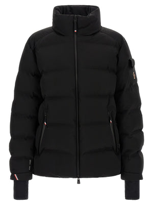 Black Polyamide Full-Length Jacket