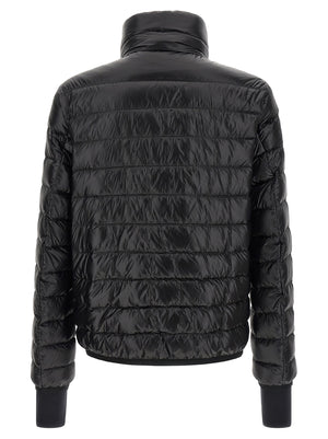 Black Polyester Full-Length Jacket