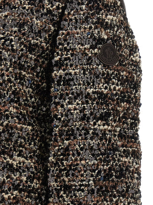 Brown Polyester Sleeveless Jacket