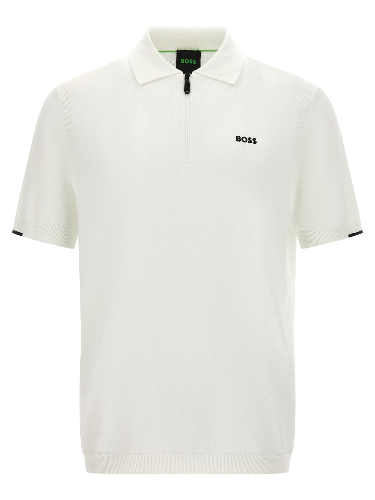 White Cotton Polo Shirt