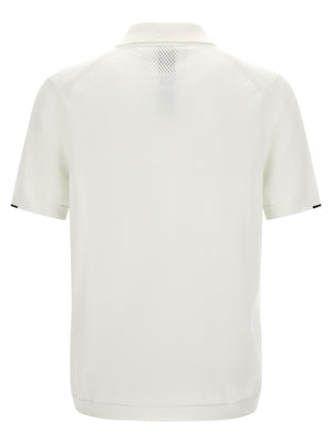 White Cotton Polo Shirt