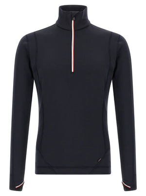 Blue Polyamide Sweatshirt