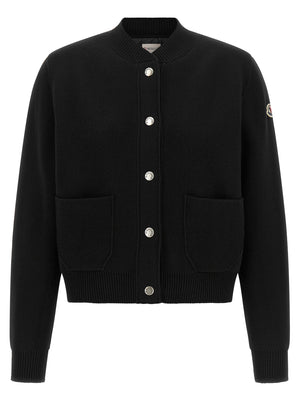 Black Polyamide Cardigan