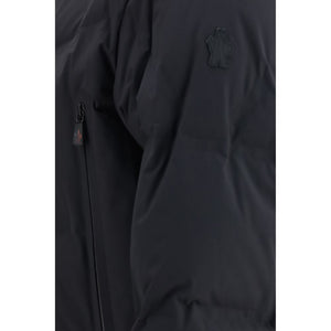 Black Polyamide Full-Length Jacket