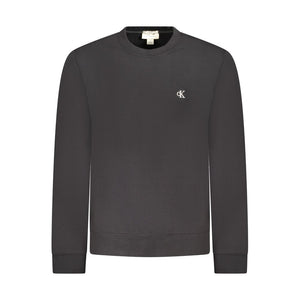 Black Cotton Menswear Sweatshirt