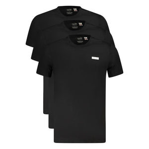 Black Cotton Men's Undershirt