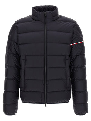 Blue Polyamide Full-Length Jacket
