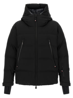 Black Polyamide Full-Length Jacket