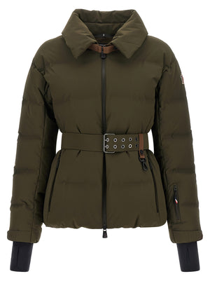 Bicolor Polyester Full-Length Jacket