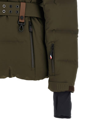 Bicolor Polyester Full-Length Jacket