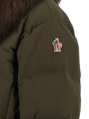 Bicolor Polyester Full-Length Jacket