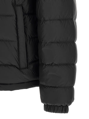 Black Polyamide Full-Length Jacket