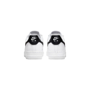 Black And White Leather Low Top Sneakers