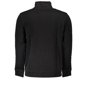 Black Cotton Men's Sweatshirt