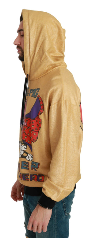 Dolce & Gabbana Goldschwein des Jahres Kapuzenpulli