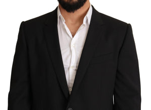 Dolce & Gabbana Schwarz gestreifte MARTINI Jacke Blazer