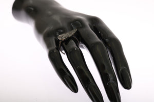 Nialaya Silber Damen Schwarz CZ Rhodium 925 Ring