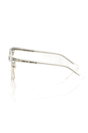 Frankie Morello Goldene Metallfaser-Brille für Herren