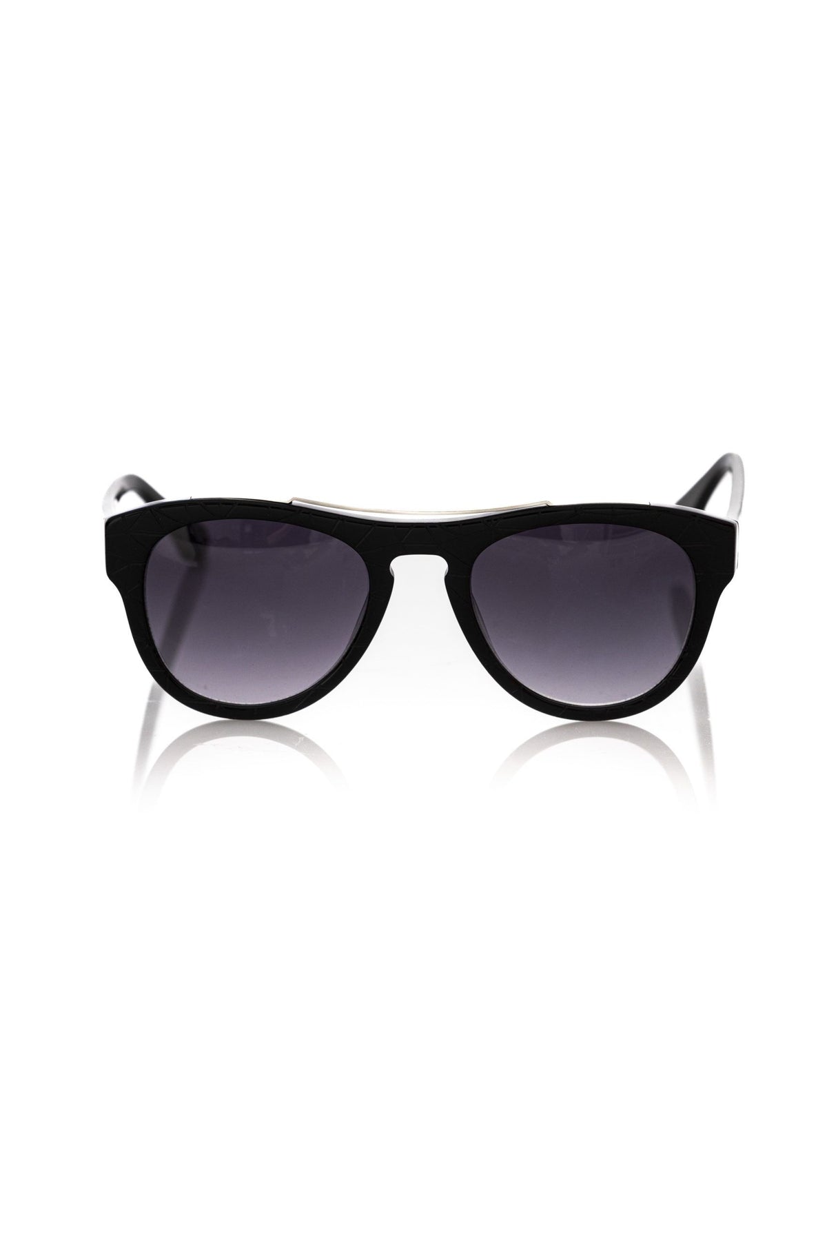 Frankie Morello Schwarze Herren-Sonnenbrille aus Acetat