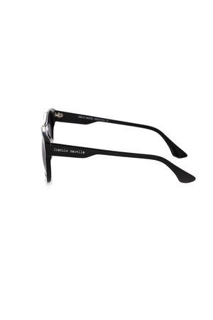 Frankie Morello Schwarze Herren-Sonnenbrille aus Acetat
