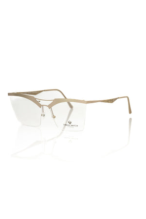 Frankie Morello Brauner Metallic Damen-Brillengestell