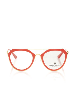 Frankie Morello Rote Damenbrille aus Acetat
