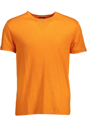 Gant Arancione Bio-Baumwoll-T-Shirt für Herren