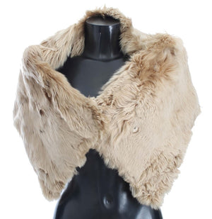 Dolce & Gabbana Beige Alpaka-Kragenschal