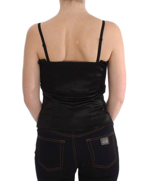 Exte Schwarzes Tank Party Abend Top Bluse