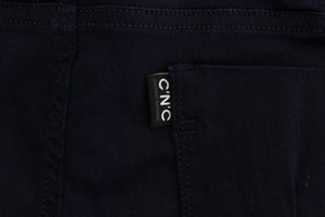 Costume National Blaue Slim Fit Jeans aus Baumwollmischung