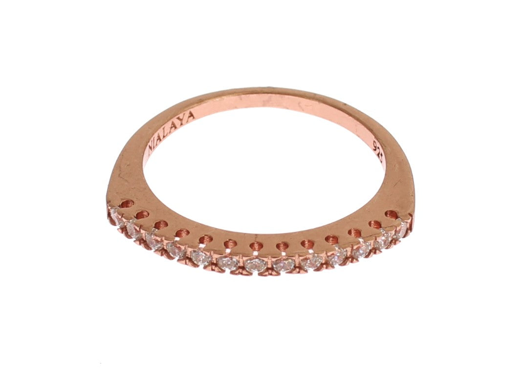 Nialaya Rotgold 925 Silber Ring