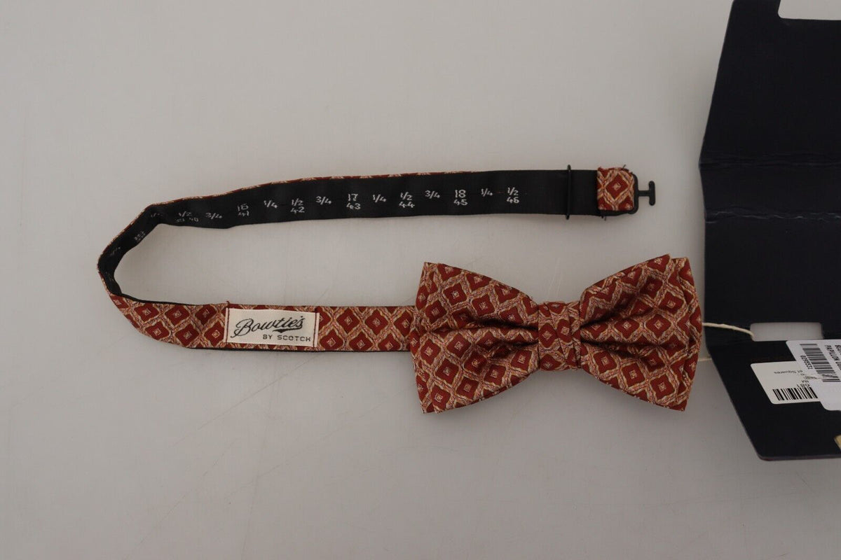 Scotch & Soda Multicolor Seide Verstellbare Hals Papillon Männer Fliege