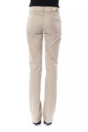 BYBLOS Beige Baumwolle Frauen Hose