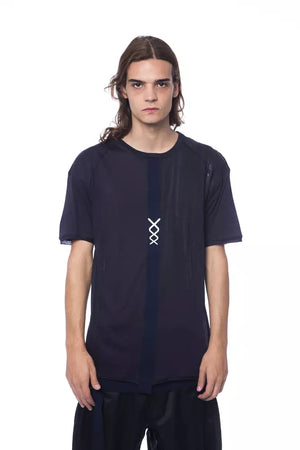 Nicolo Tonetto Blu Baumwoll-T-Shirt für Herren