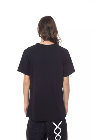 Nicolo Tonetto Schwarzes Baumwoll-T-Shirt für Herren