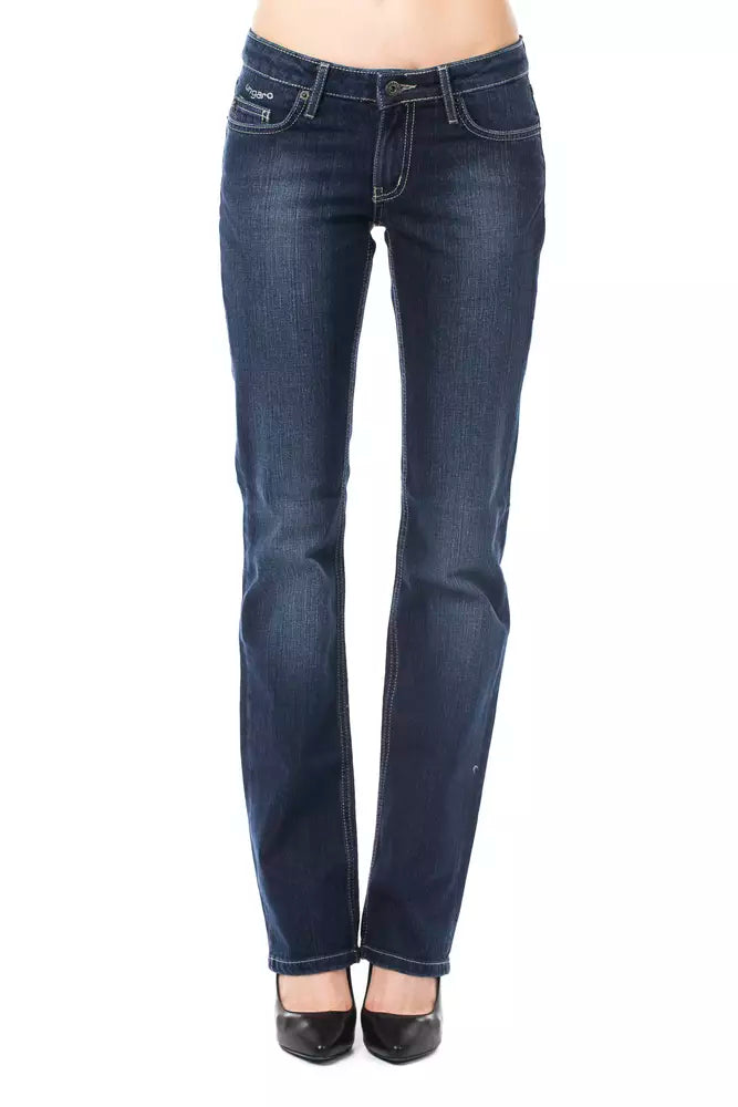 Ungaro Fever Blaue Baumwoll-Jeans für Damen