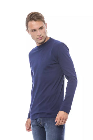 Verri Blauer Baumwollpullover für Herren